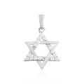 Histoire d'Or Pendentif Faye Or Blanc Oxyde De Zirconium