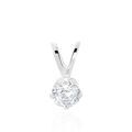 Pendentifs sur Grenoble : Histoire d'Or Pendentif Mabila Or Blanc Oxyde De Zirconium