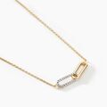 Histoire d'Or Collier Graphic Lines Or Jaune Oxyde De Zirconium