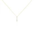 Histoire d'Or Collier Georas Or Jaune Oxyde De Zirconium
