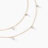 Histoire d'Or Collier Or Jaune Eclat D'etoile Oxyde De Zirconium