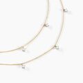 Histoire d'Or Collier Or Jaune Eclat D'etoile Oxyde De Zirconium