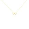 Colliers sur Grenoble : Histoire d'Or Collier Bassam Or Jaune Oxydes De Zirconium