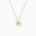 Colliers sur Grenoble : Histoire d'Or Collier Lucky Gems Or Jaune Nacre Oxyde De Zirconium