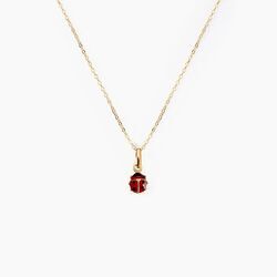 Histoire d'Or Collier Helidie Coccinelle Or Jaune