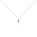 Histoire d'Or Collier Cherry Cerise Or Jaune