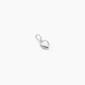 Pendentifs sur Grenoble : Histoire d'Or Pendentif Eudocie Coeur Lisse Or Blanc