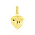 Pendentifs sur Grenoble : Histoire d'Or Pendentif Eudocie Coeur Stri Or Jaune