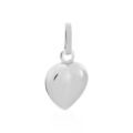 Pendentifs sur Grenoble : Histoire d'Or Pendentif Eudocie Coeur Lisse Or Blanc