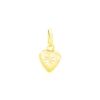 Histoire d'Or Pendentif Eudocie Coeur Mat Et Brillant Or Jaune
