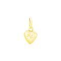 Pendentifs sur Grenoble : Histoire d'Or Pendentif Eudocie Coeur Mat Et Brillant Or Jaune