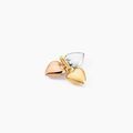 Histoire d'Or Pendentif Eudocie Triple Coeurs Or Tricolore