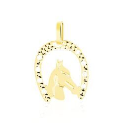Histoire d'Or Pendentif Hadia Fer A Cheval Or Jaune