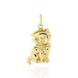 Histoire d'Or Pendentif Hayate Chat Or Jaune