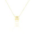Colliers sur Grenoble : Histoire d'Or Collier Mae Ourson Or Jaune