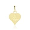 Histoire d'Or Pendentif Eudocie Coeur Message Or Jaune