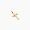 Histoire d'Or Pendentif Annais Croix Striee Or Jaune