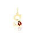 Pendentifs sur Grenoble : Histoire d'Or Pendentif Helidie Coccinelle Lettre Or Jaune