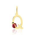 Pendentifs sur Grenoble : Histoire d'Or Pendentif Helidie Coccinelle Lettre Or Jaune