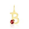 Histoire d'Or Pendentif Helidie Coccinelle Lettre Or Jaune