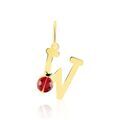 Pendentifs sur Grenoble : Histoire d'Or Pendentif Helidie Coccinelle Lettre Or Jaune