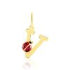 Histoire d'Or Pendentif Helidie Coccinelle Lettre Or Jaune