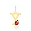Histoire d'Or Pendentif Helidie Coccinelle Lettre Or Jaune
