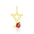Pendentifs sur Grenoble : Histoire d'Or Pendentif Helidie Coccinelle Lettre Or Jaune