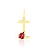 Histoire d'Or Pendentif Helidie Coccinelle Lettre Or Jaune