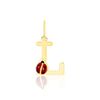 Histoire d'Or Pendentif Helidie Coccinelle Lettre Or Jaune