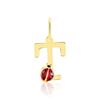 Histoire d'Or Pendentif Helidie Coccinelle Lettre Or Jaune