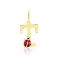 Pendentifs sur Grenoble : Histoire d'Or Pendentif Helidie Coccinelle Lettre Or Jaune