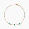 Histoire d'Or Bracelet Esmerald Rendez-vous Or Jaune Emeraude