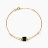 Histoire d'Or Bracelet Lucky Gems Or Jaune Malachite
