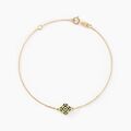 Histoire d'Or Bracelet Lucky Gems Or Jaune Malachite