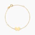 Histoire d'Or Bracelet Aurida Papillon Or Jaune Perle De Culture