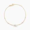 Histoire d'Or Bracelet Pearly Or Jaune Perle De Culture