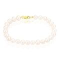 Bracelets sur Grenoble : Histoire d'Or Bracelet Merrane Or Jaune Perle De Culture