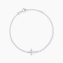 Histoire d'Or Bracelet Or Blanc Kerem Oxyde