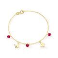 Bracelets sur Grenoble : Histoire d'Or Bracelet Phyliss Or Jaune Oxyde De Zirconium