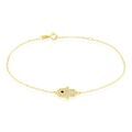 Bracelets sur Grenoble : Histoire d'Or Bracelet Or Jaune Hassan Oxyde