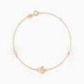 Histoire d'Or Bracelet Sakura Love Or Jaune Oxyde De Zirconium
