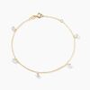 Histoire d'Or Bracelet Or Jaune Leucitica Oxydes De Zirconium