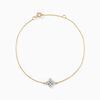 Histoire d'Or Bracelet Eclosion Precieuse Or Jaune Oxyde De Zirconium