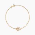 Histoire d'Or Bracelet Donaldina Or Jaune Oxyde De Zirconium