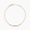 Histoire d'Or Bracelet Halcyone Or Jaune Calc&eacute;doine