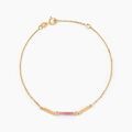 Histoire d'Or Bracelet Halcyone Or Jaune Calc&eacute;doine