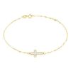 Histoire d'Or Bracelet Crescentius Or Jaune Nacre