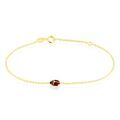 Bracelets sur Grenoble : Histoire d'Or Bracelet Helidie Coccinelle Or Jaune