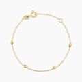 Histoire d'Or Bracelet Chaine Boules Alternees Or Jaune